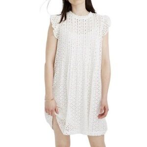 NWT Madewell eyelet lace white dress XXS